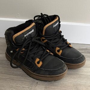 Tony Hawk Kids' Black and Brown High-Top Sneakers
